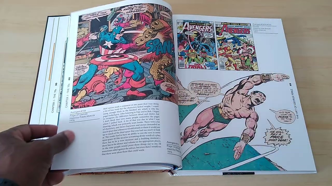 the art of George Perez a look at one of the best comic artist in the industry