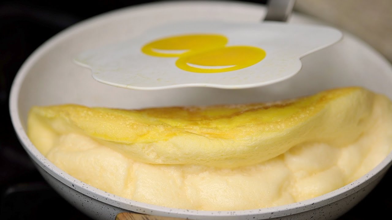 Super Fluffy Egg Souffle | Amazingly Delicious Soufflé Omelette Recipe with 2 Eggs