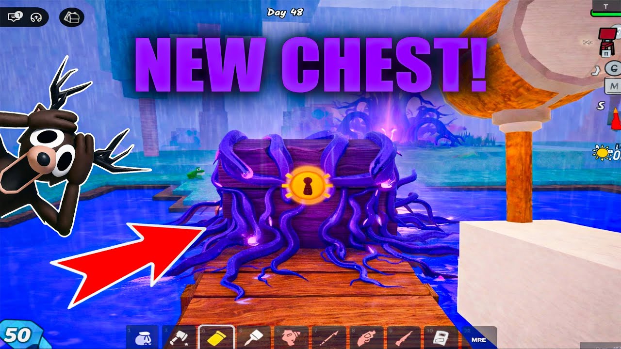 I Built the Smallest AFK Base + NEW CHEST After 2000 Days | 99 Nights in the Forest!