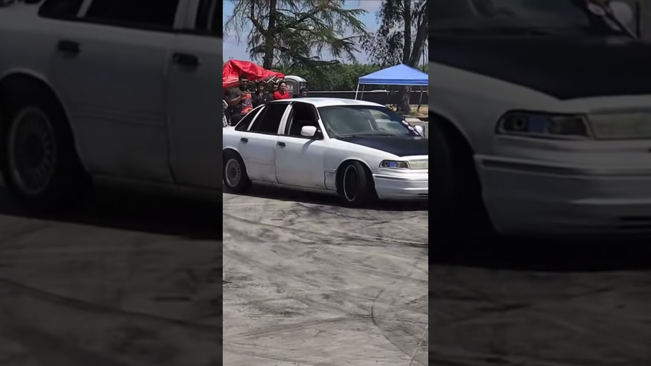 Crown Vic literally had no damage 😭😭😂 