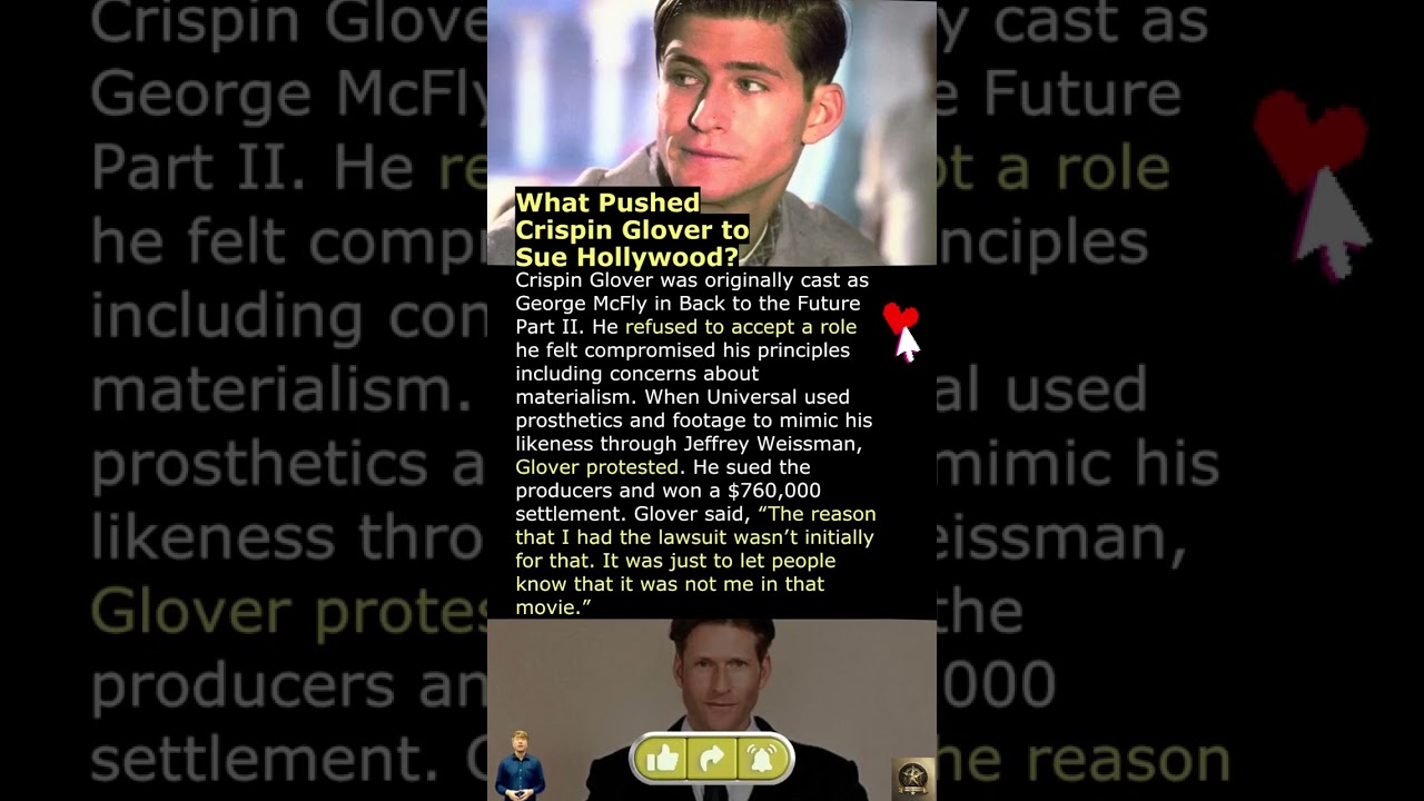 What Pushed Crispin Glover to Sue Hollywood?