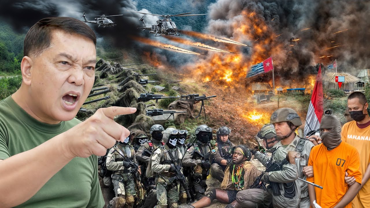 SERANGAN MEMATIKAN TNI-POLRI KE KKB! Menhan Sjafrie Perintahkan Hancurkan Markas Persembunyian OPM!?