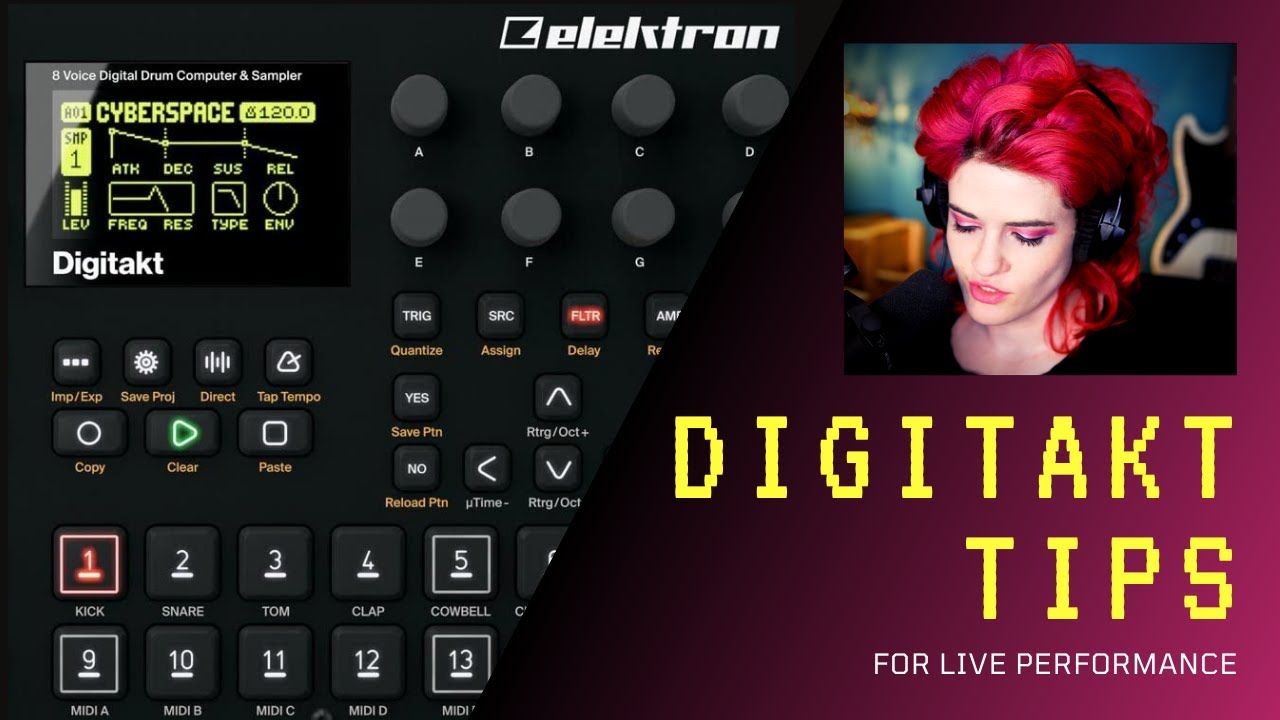 6 Digitakt Tips (for Live Performance)