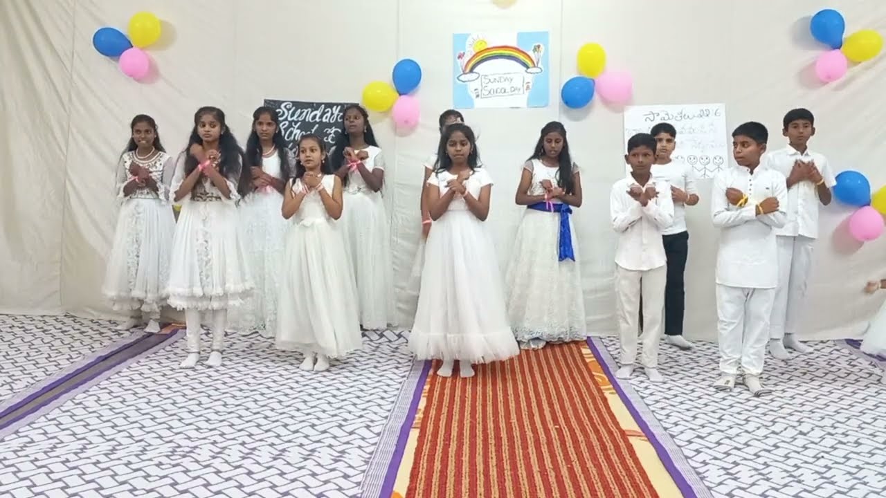 Raakadane Railu Bandi Vasthunnadi | Sunday School Action song 