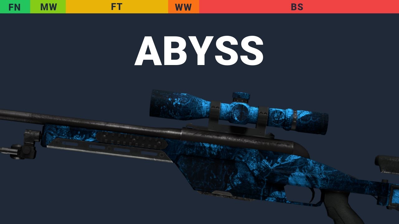 SSG 08 Abyss - Skin Float And Wear Preview