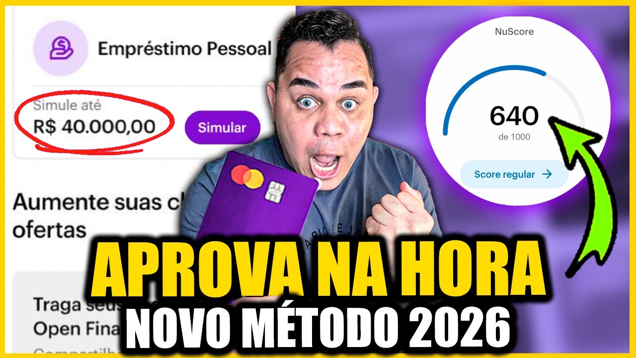 (ATUALIZOU HOJE) COMO FAZER EMPR&Eacute;STIMO NO NUBANK M&eacute;todo pra ATIVAR 2026