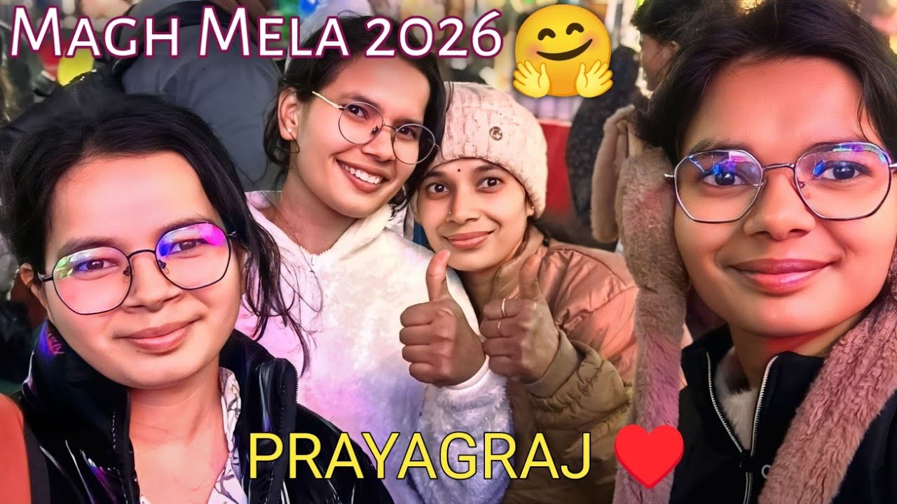 Prayagraj Vlog 😍 | Magh Mela + Airport Road | Family Fun 