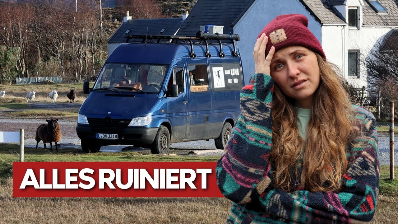 Nass, kalt, VERSCHIMMELT und kein Plan B - VANLIFE perfekt UNPERFEKT!