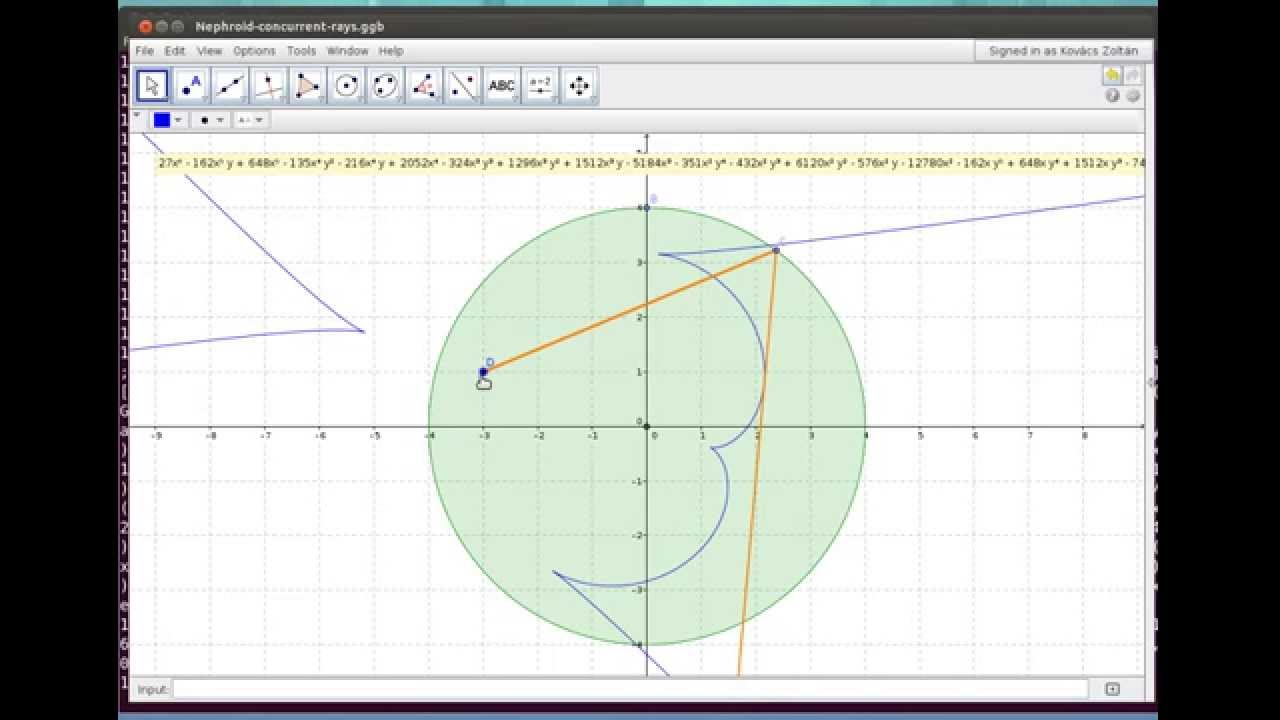 Nephroid concurrent rays