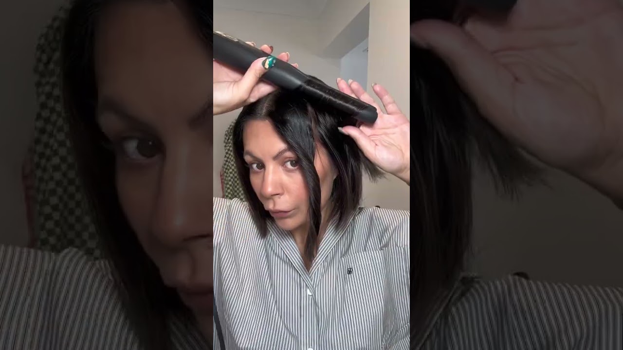 Short hair tutorial using new #ghdmini to style 