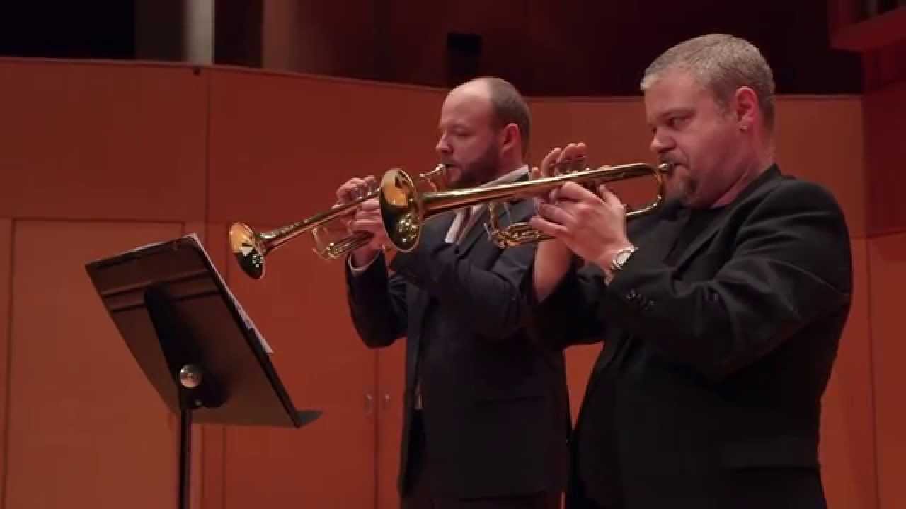 FOUR FANFARES FOR TWO TRUMPETS by Andrew Rindfleisch