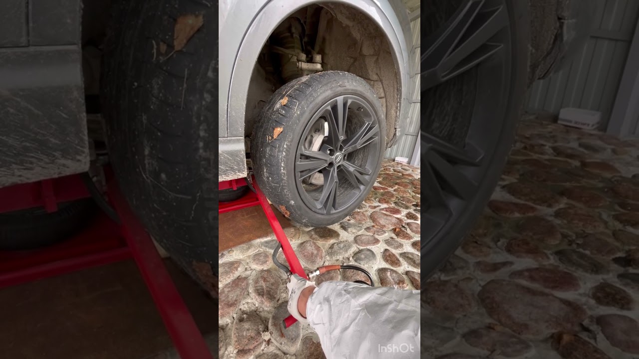 Замена масла Audi Q7 4M без гаража и сервисных центров