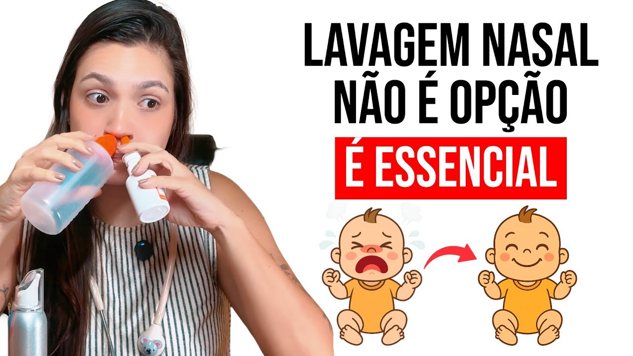 Lavagem Nasal em Bebês. FAÇA ISSO CORRETAMENTE!
