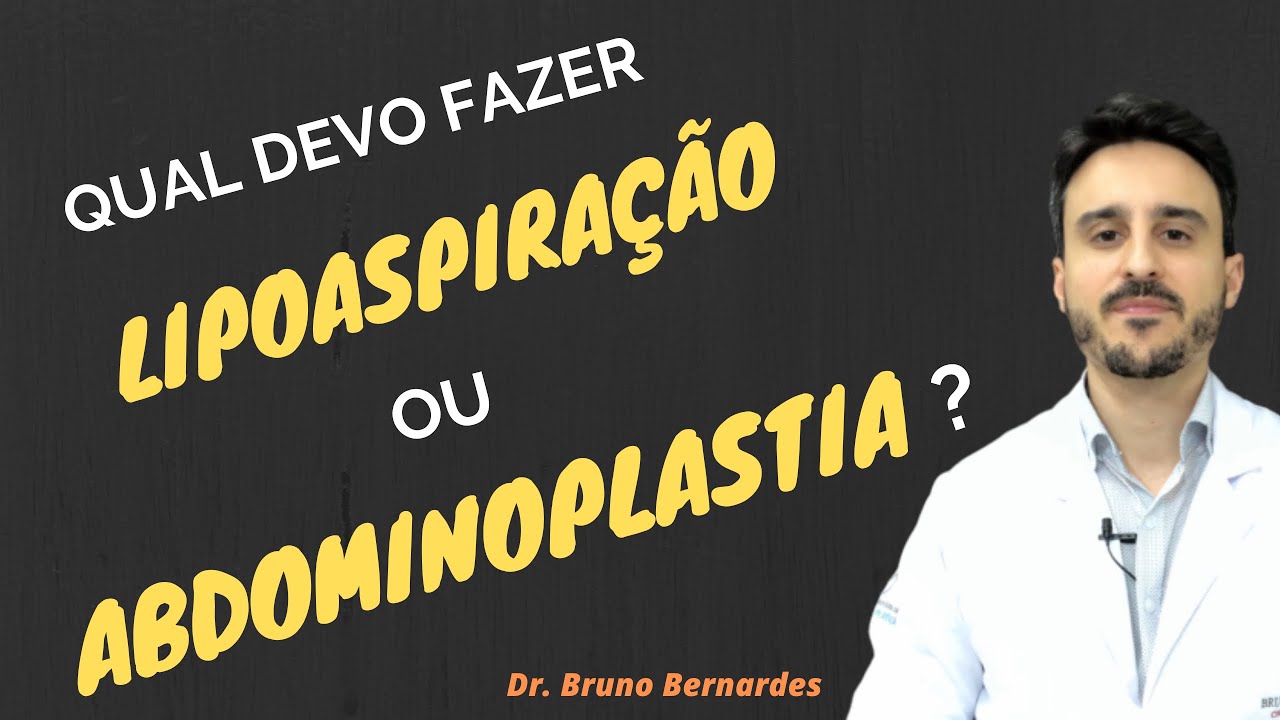 Qual devo fazer: Lipoaspiração ou Abdominoplastia?