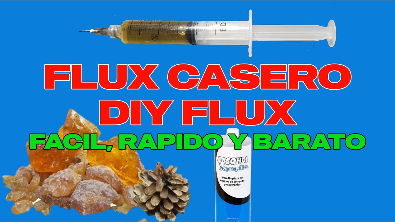 Como HACER FLUX CASERO ORGANICO FACIL Y RAPIDO / FLUX FACIL DE HACER BARATO