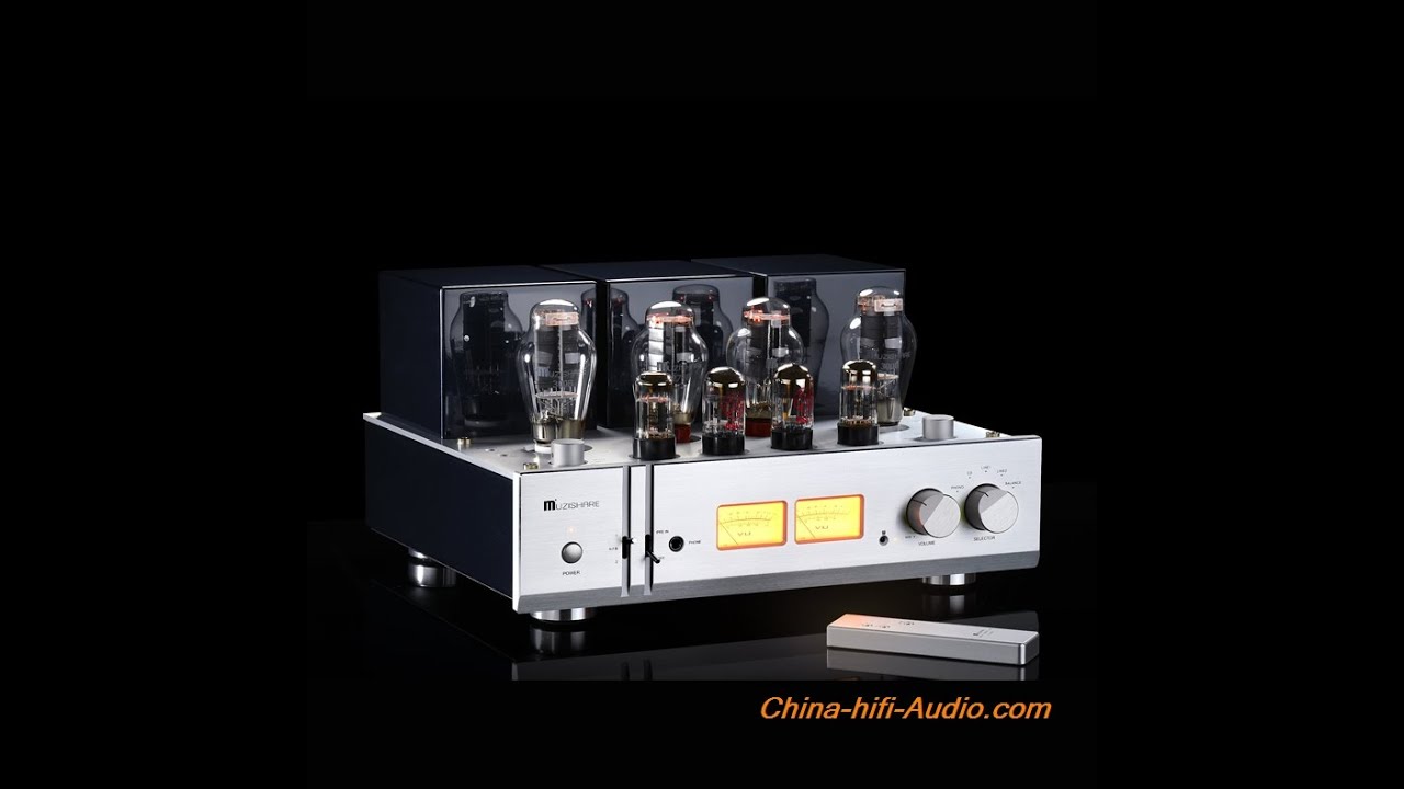 MUZISHARE X9 300B single ended Class A tube integrated Amplifier Testing