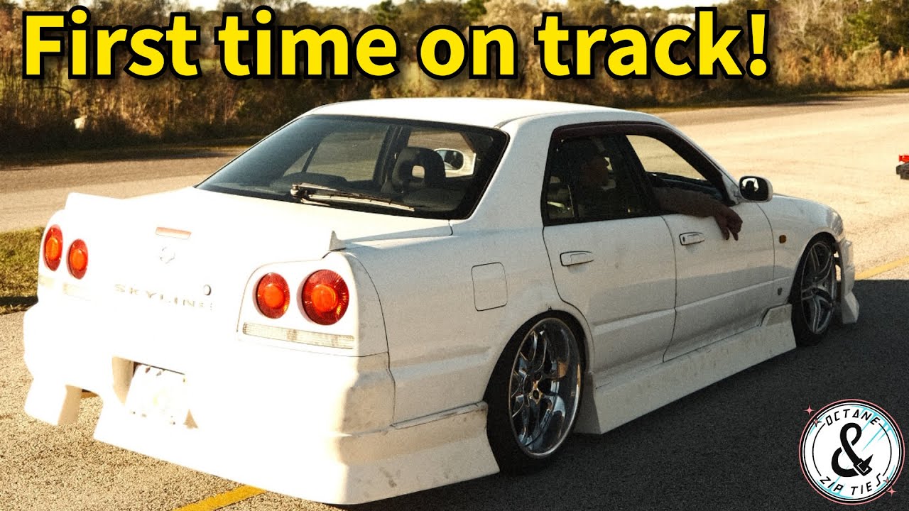 Первый трек-день на 1JZ R34! (Подготовка KnuckleUp DC5)
