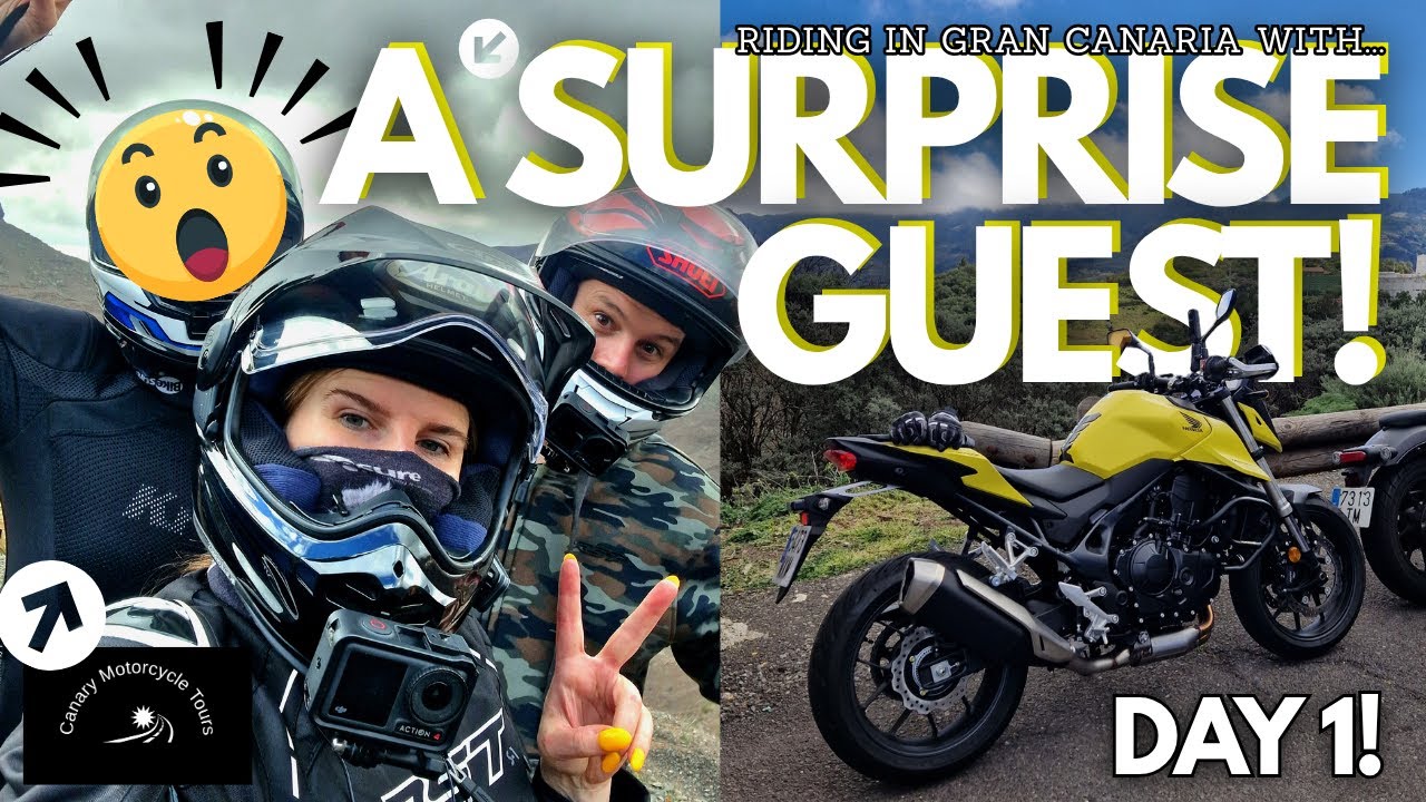 Day 1: Canary Motorcycle Tours Gran Canaria Ride – Surprise Guest!
