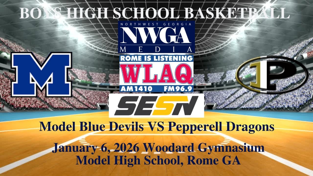 Model vs Pepperell | Varsity Boys Basketball Live | Jan 6