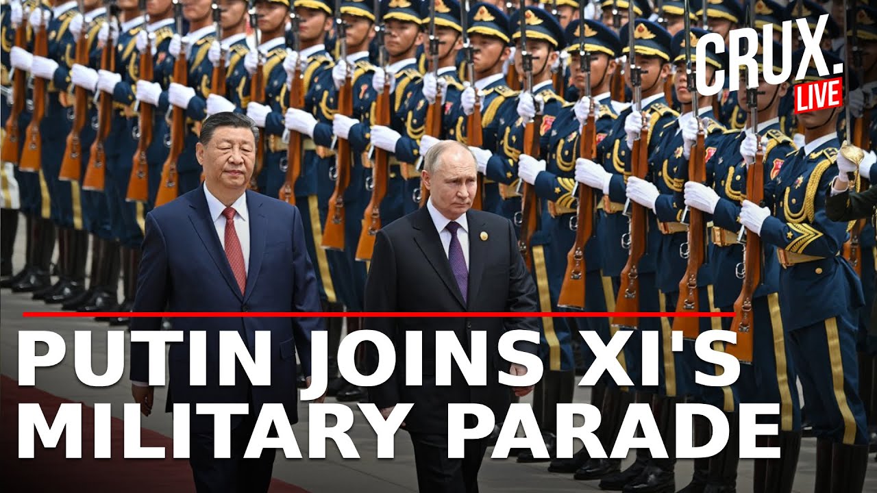 LIVE | Xi Jinping Welcomes Russian President Putin To China's Military Parade | Victory Day | Japan