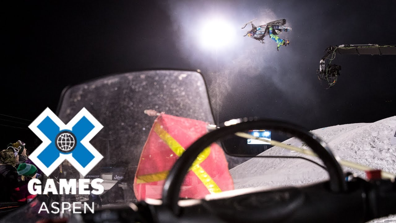 Levi LaVallee wins Snowmobile Freestyle silver | X Games Aspen 2018