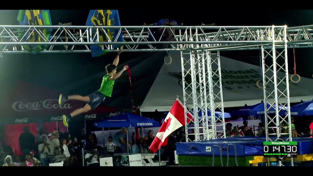 Noah Meunier 1st Place Finish - Elite Division Barbados Ninja Throwdown 2025