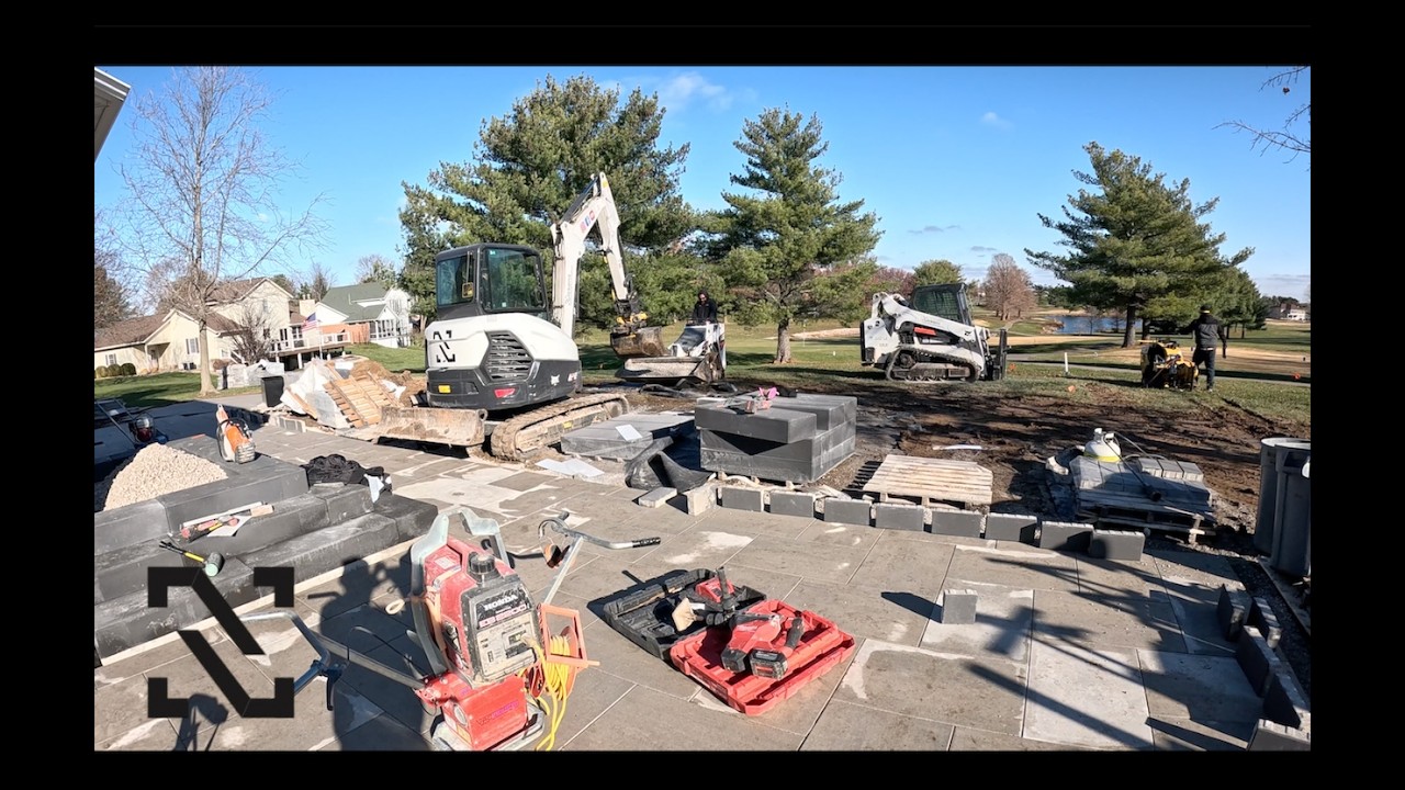 It's Too Cold For This, MASSIVE Paver Patio Build