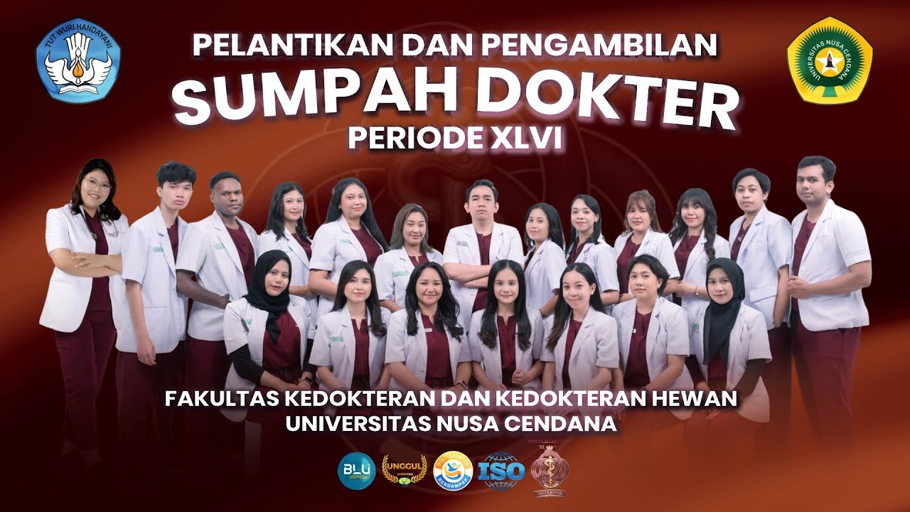Pelantikan dan Pengambilan Sumpah Dokter Periode XLVI Oktober 2025 FKKH Undana