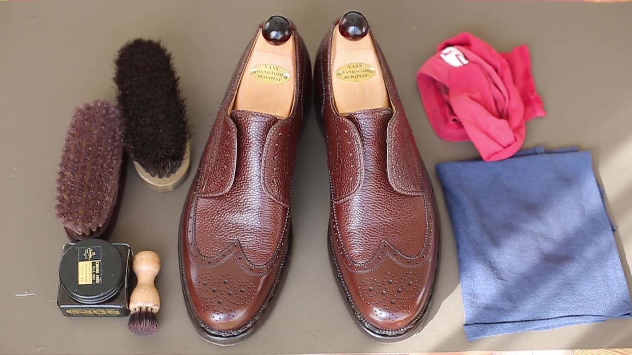 【靴磨き】VASS BUDAPEST Simple shoe care