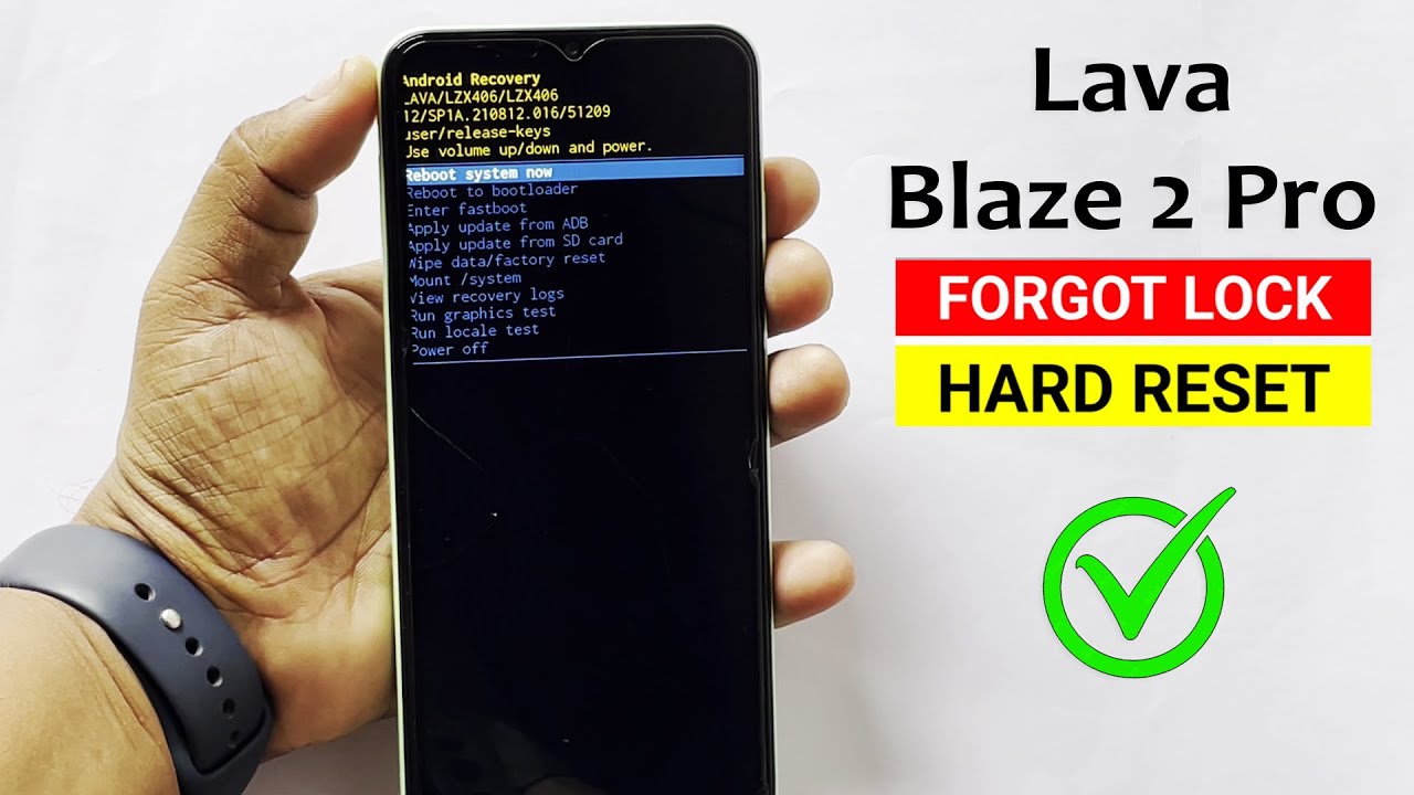 Lava Blaze 2 Pro (LZX406) - Hard Reset | Forgot Password | Screen Unlock 🔓 🔓🔓