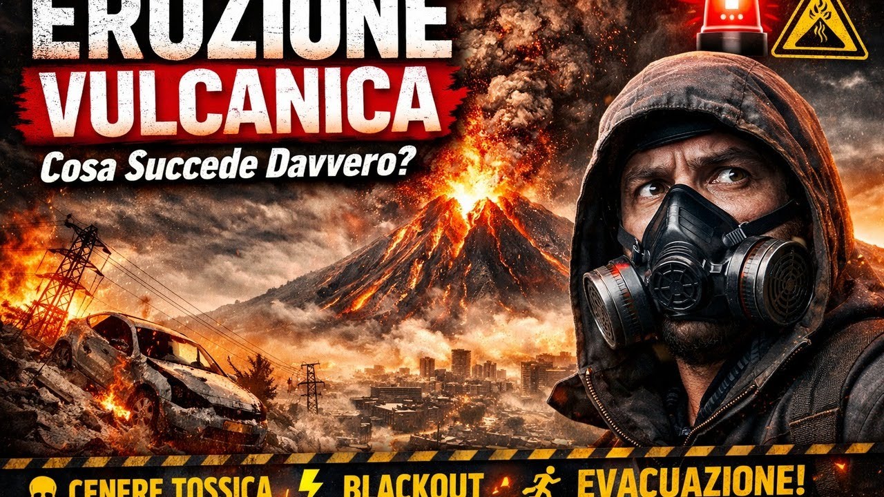 ERUZIONE VULCANICA: Cosa Succede Davvero (Rischi, Cenere e Scenario Peggiore) 🌋🚨