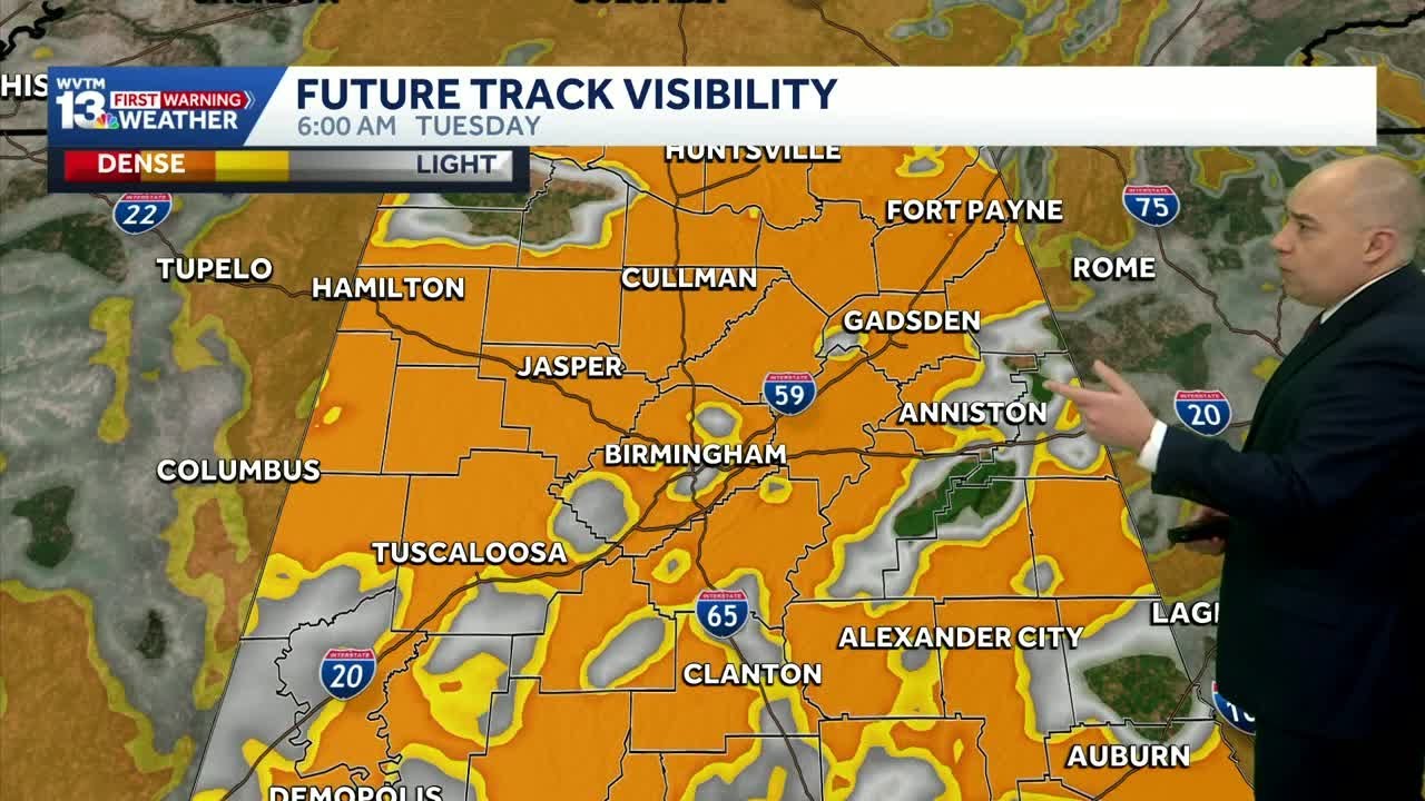 Alabama weather stays warm with rain Wednesday; Tracking a threat of storms in the weekend forecast