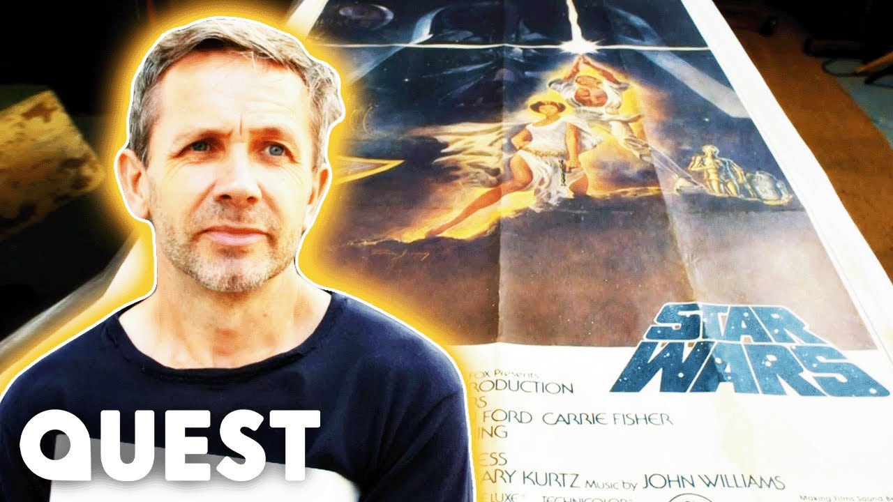 Restoring An Original Star Wars 1977 Poster | Salvage Hunters: The Restorers