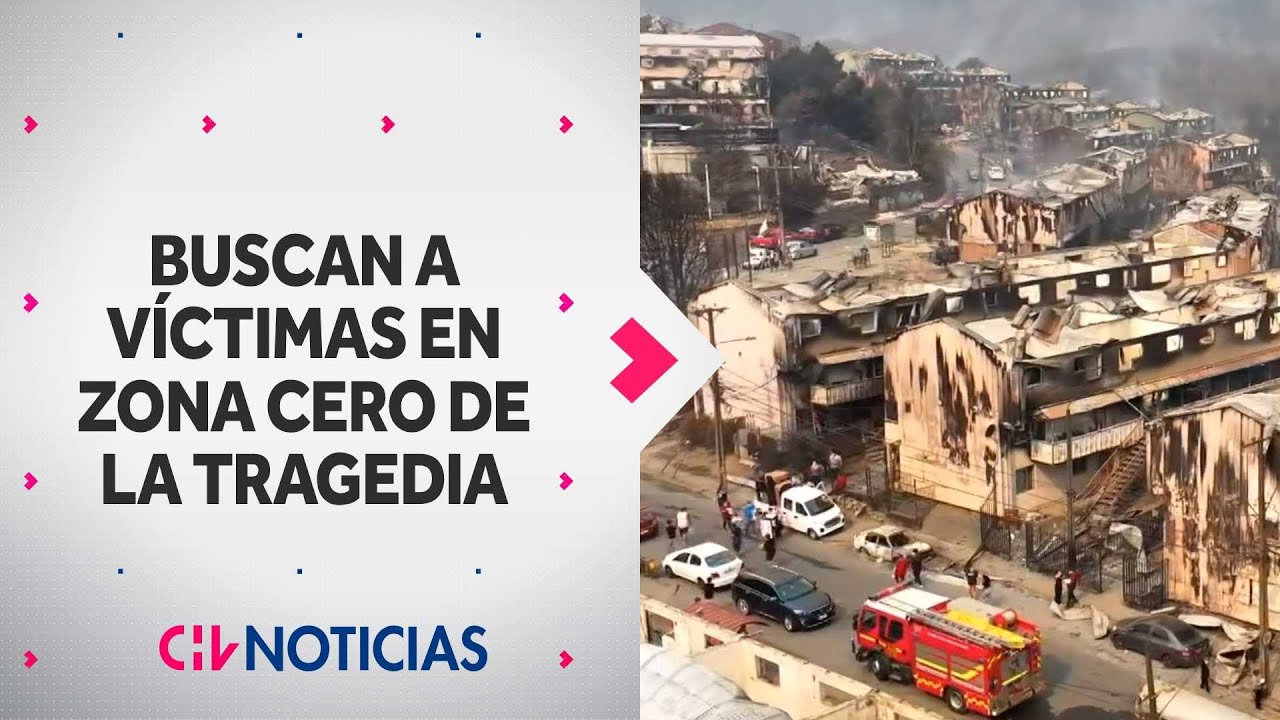 Buscan a víctimas en Ríos de Chile, zona cero de la tragedia por incendios forestales - CHV Noticias