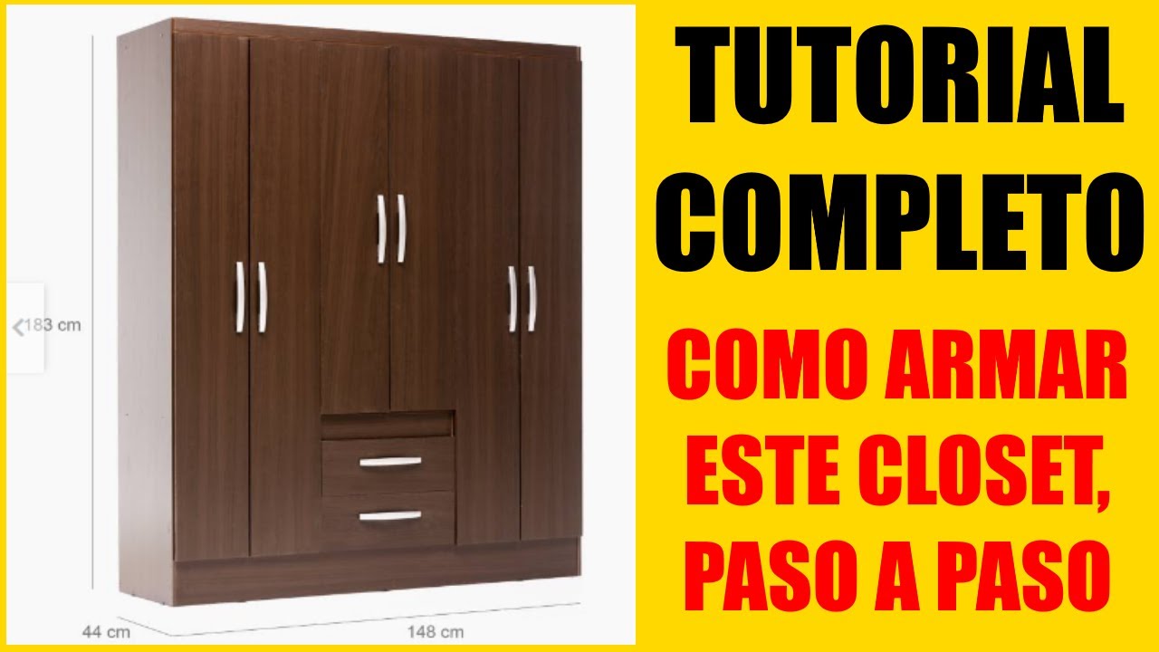 Descubre Cómo ARMAR UN CLOSET COMPLETO de 6 Puertas: un Paso a Paso Que Te Dejará Sorprendido