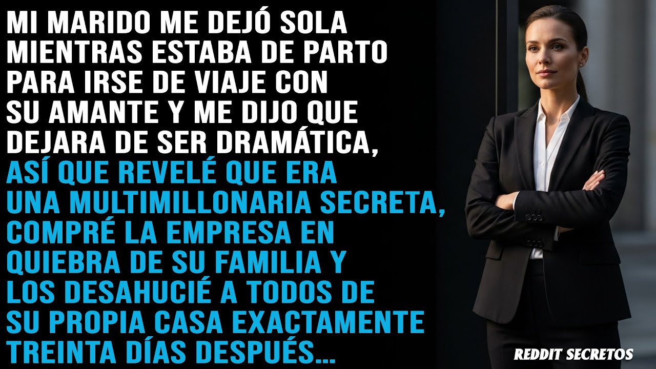 Mi marido me dejó sola en casa mientras daba a luz a nuestro bebé y se fue de viaje con su…