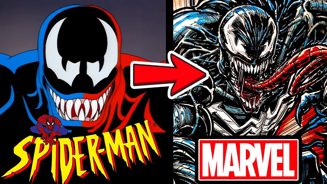 ХУДОЖНИК MARVEL рисует ЧЕЛОВЕКА-ПАУКА 1994 ГОДА ВЕНОМ! МУЛЬТФИЛЬМЫ 90-Х!