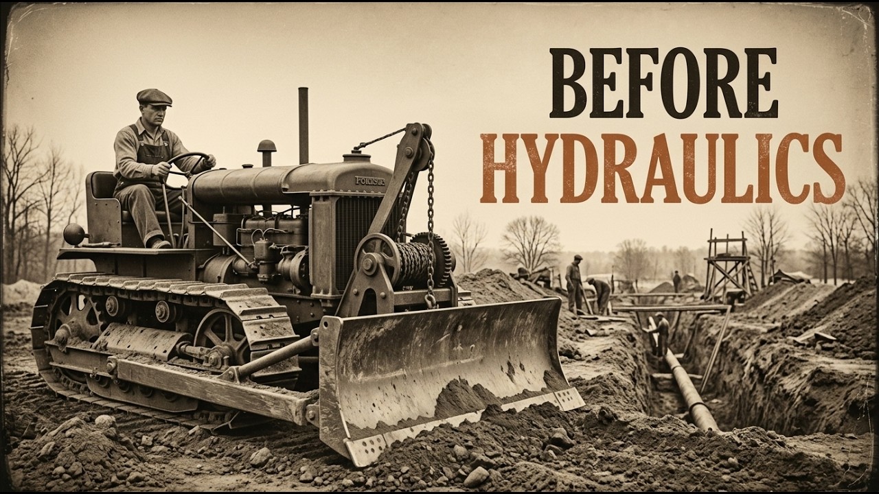 Before Hydraulics: The First Bulldozer Blade Ever Built