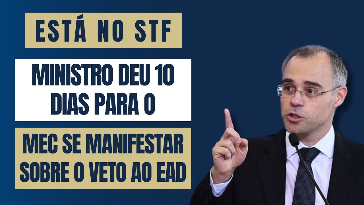UMA ESPERANÇA: DECRETO DO MEC QUE VETA O EAD É QUESTIONADO NO STF | SERÁ DERRUBADO? EAD DE VOLTA?