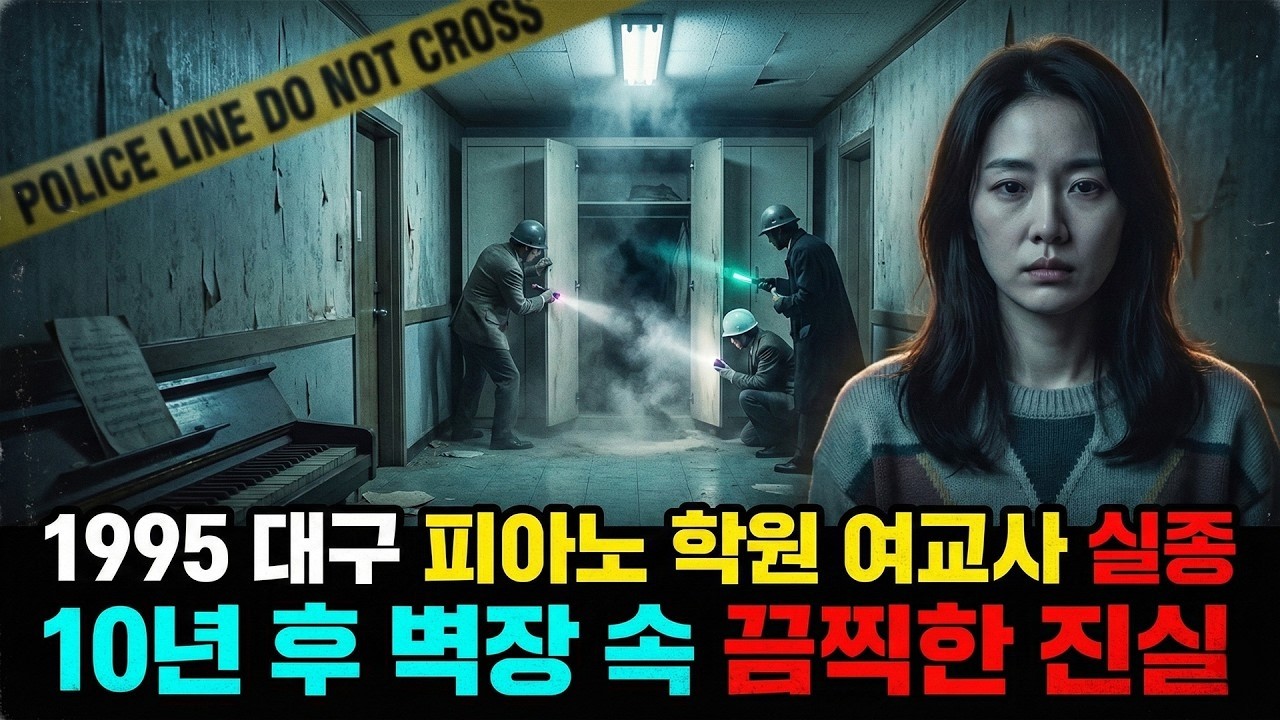 1995년 대구 피아노 학원 여교사 실종   10년 후 벽장에서 드러난 끔찍한 진실   오디오북   살인 사건