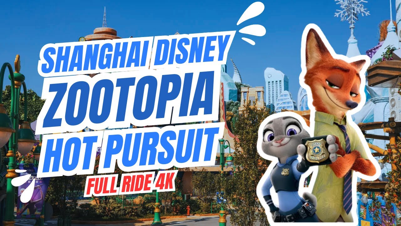 Zootopia: Hot Pursuit Ride is INSANE! 🐾 Shanghai Disney’s Wildest Adventure Yet!