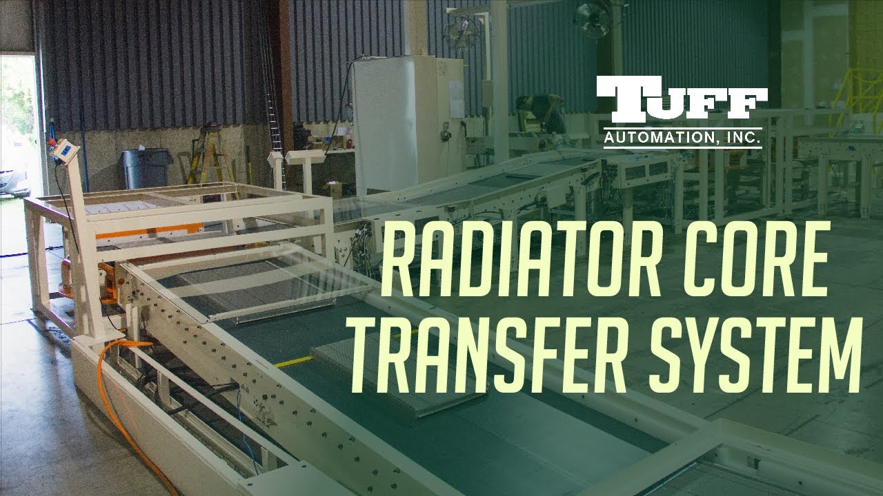 Radiator Core Transfer System (Belt Conveyor)