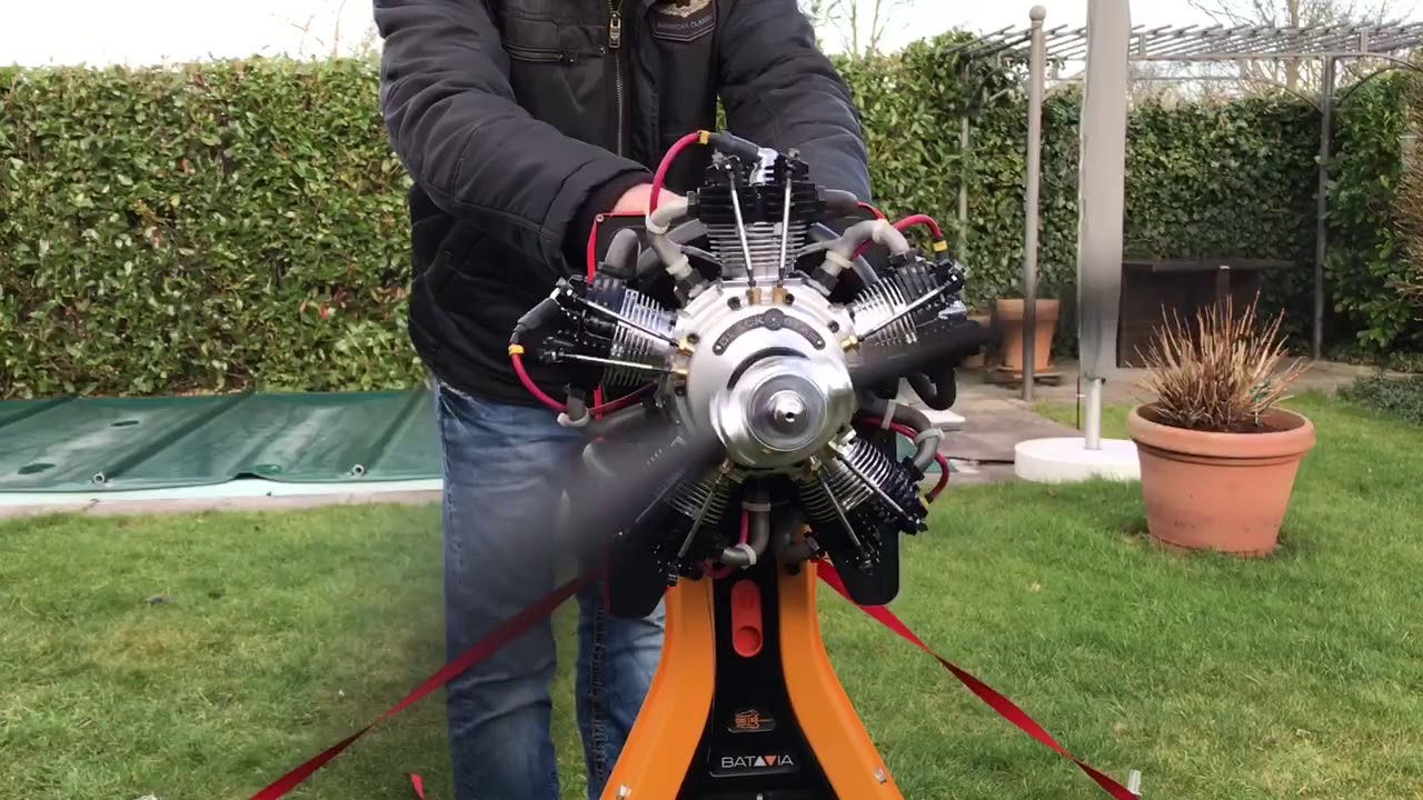 Blackstar 5-250 Sternmotor, 1.Testlauf