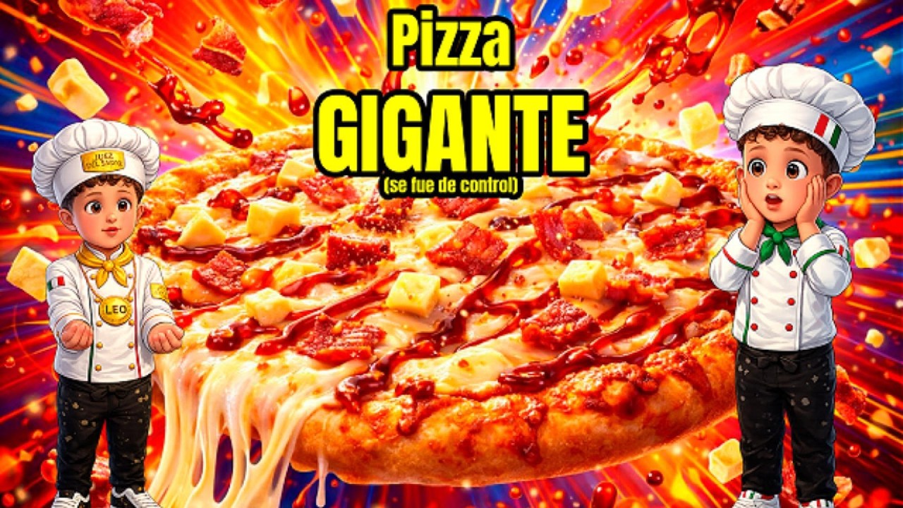 🍕🔥 ¡Hicimos una PIZZA GIGANTE y casi se nos va de las manos!