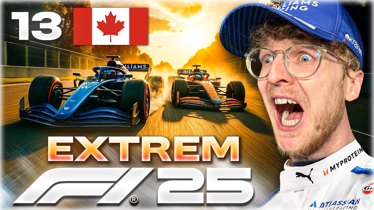 Mein HÄRTESTES RENNEN für WILLIAMS in KANADA! - NEUE KI zu OP? Folge 13 | CutterLukas