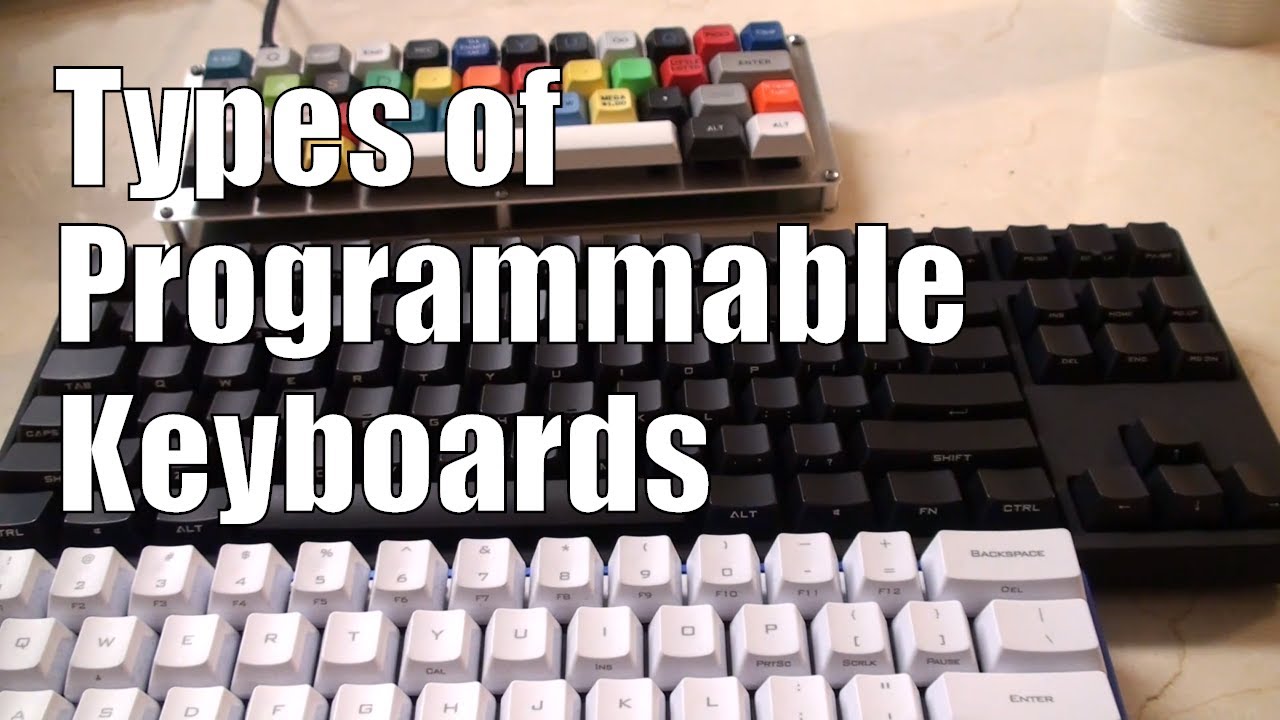 Not all mechanical keyboards are equal... only a few are programmable