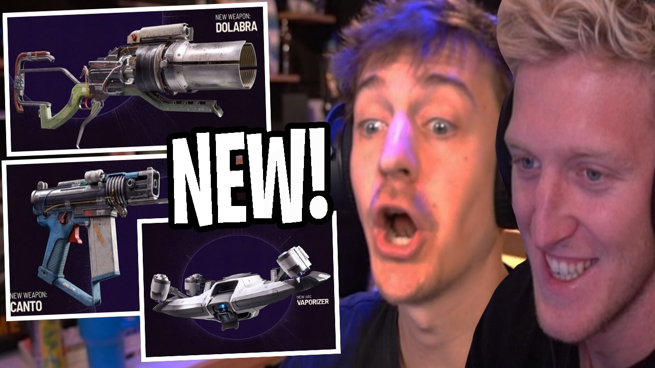 Ninja и Tfue комментируют *НОВЫЕ* оружие и испаритель Canto & Dolabra ARC!