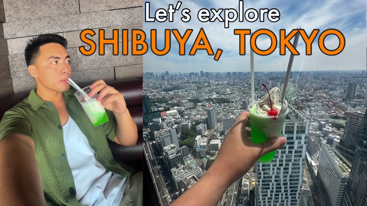 Let's Explore SHIBUYA, JAPAN! + Eating SUSHI NON-STOP | Marvin Samaco