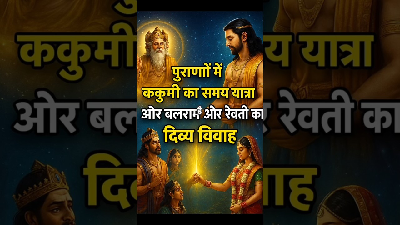 The first time travel described in the Puranas 🕓 and the divine marriage of Revati and Balarama that transcended time 🤝
