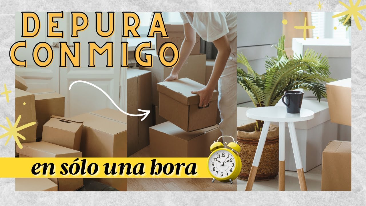 📦✨ Depuración rápida para cuando tienes poco tiempo ⏰🏠 Saco casi 50 cosas de mi casa en UNA HORA! ✔️